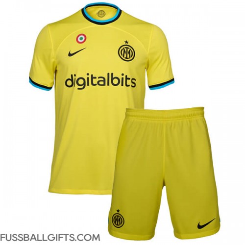 Inter Milan Fußballbekleidung 3rd trikot Kinder 2022-23 Kurzarm (+ kurze hosen)